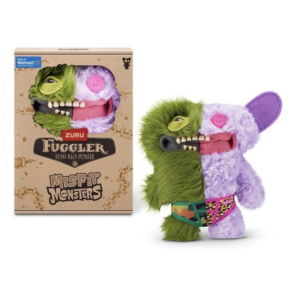 Fuggler Monster Mashup Captain Undergrin Green Lilac Funny Ugly Monsters Misfit‎